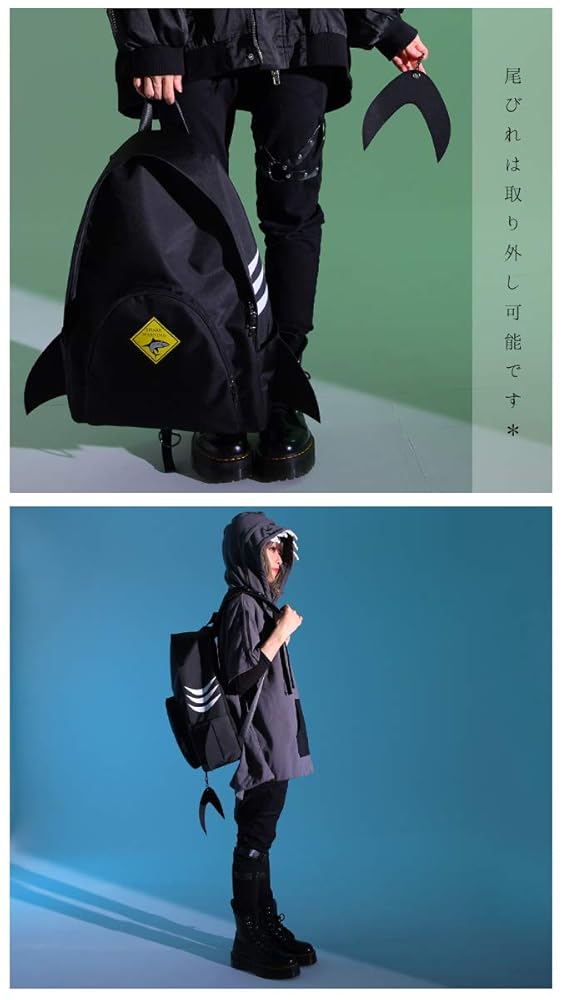 IRO+IRO Favorite 尻尾チャーム付きシャークリュック　新品未使用 Amazon.co.jp: [フェイバリット] オリジナル尻尾チャーム付き